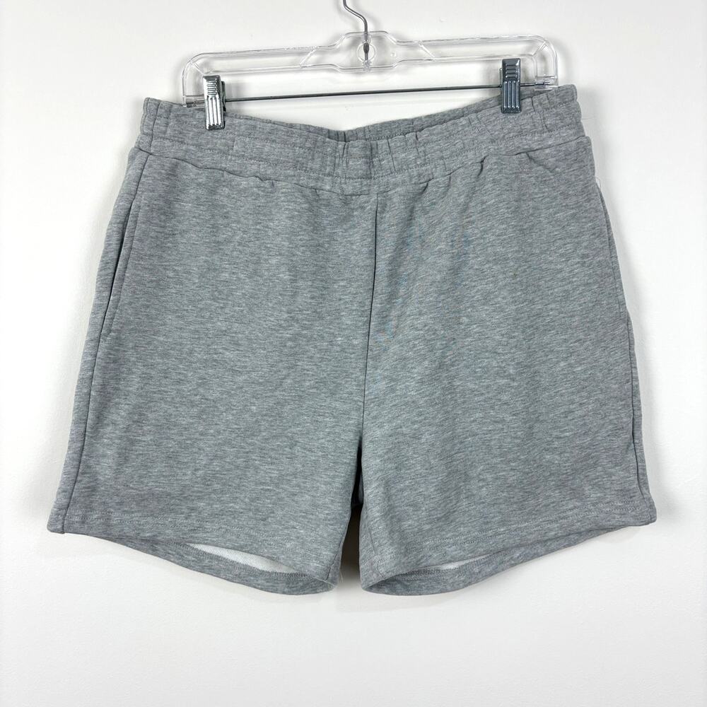 The Label NEW Larsen Brushed Terry Shorts XL Grey Gray Stitch Fix athleisure